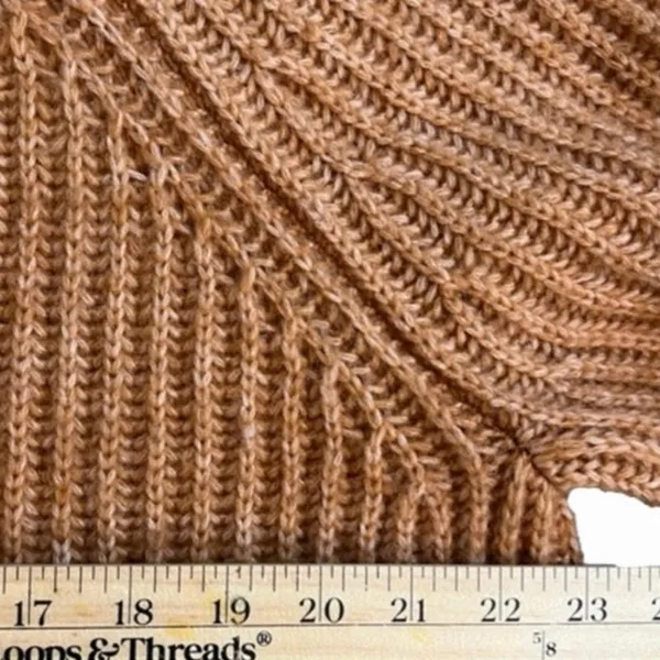 Aerie Brown Ribbed Knit Hoodie Sweater Oversized Soft Cozy Pullover Size M - Image 6