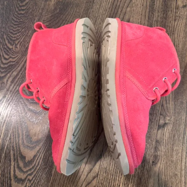 Pink/orange Ugg slippers - Image 3