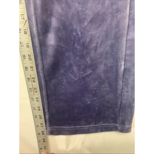 Lululemon size xxxs scuba mid rise Velvet Wide Leg purple nightfall Pants - Image 8