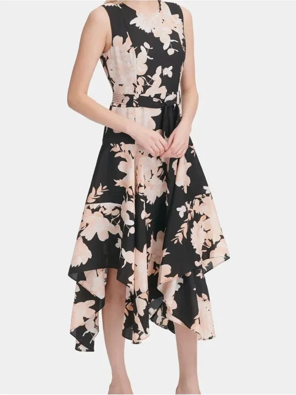 Calvin Klein Floral Midi Dress - Image 8