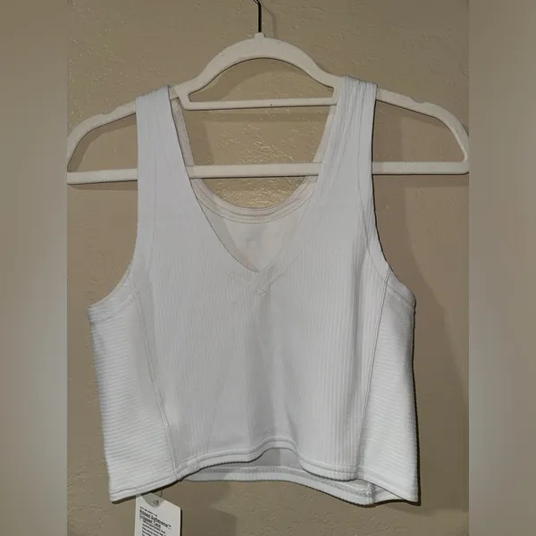 NWT Lululemon Ribbed Softstreme Cropped Tank Top 6 - Image 3