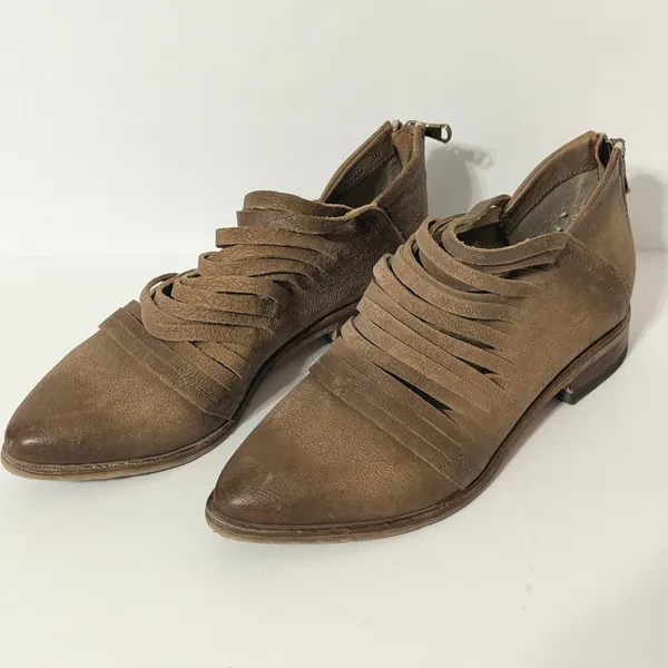 Free People Lost Valley Ankle Boot Size 36 Distressed Fall Western Booties‎ - Image 7