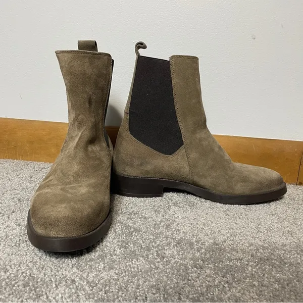 Emanuele Crasto‎ Tan/taupe Chelsea Boots Women’s size EU 39/US 8-8.5 - Image 3