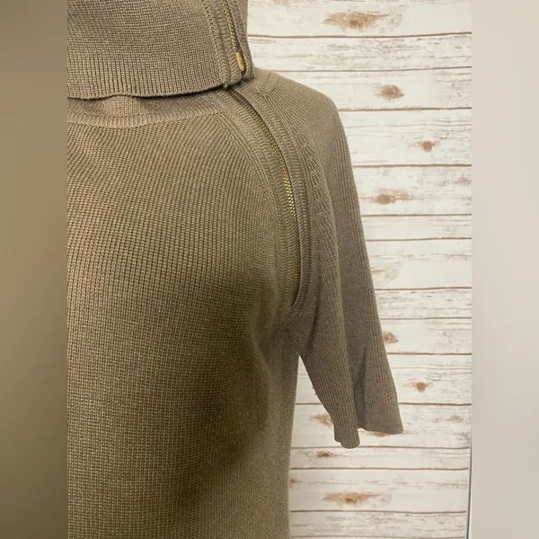 Calvin Klein zippered cowl/turtleneck sweater dress - Image 7