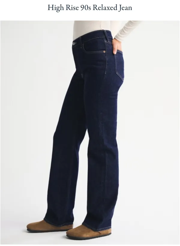 Abercrombie High-Rise Relaxed 90s Jeans - Image 3