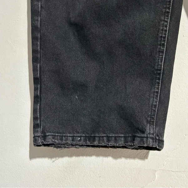 BDG Urban Outfitters Logan Barrel High Waist Baggy Wide Leg Jeans Black Sze 31W - Image 11