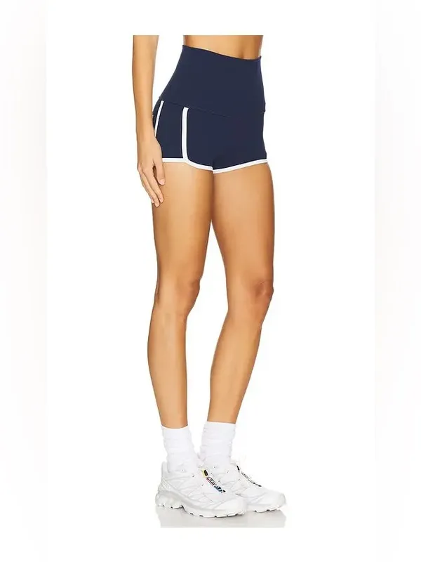 Free People Movement Island Time Shorts Midnight Navy Large New With Tags - Image 4
