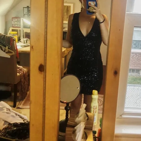 Miss Avenue Black sequin bodycon dress - Image 2