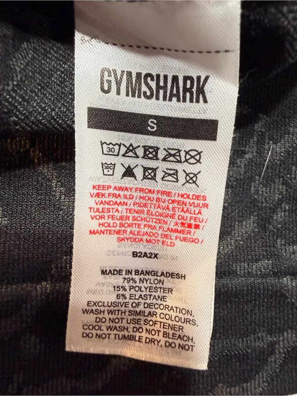 Gymshark Animal Adapt Women’s High Waist Sz Small Shorts, Booty Scrunch - Image 7