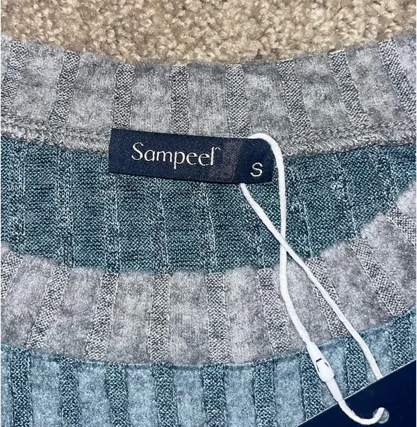 Long Sleeve Top Blue - Image 2