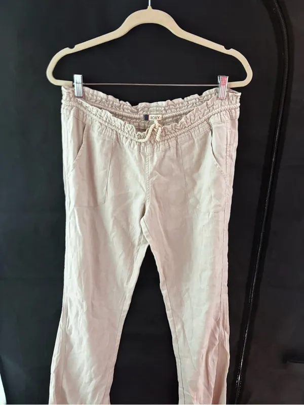 ROXY NWT Linen Blend Oceanside Pant - Image 3