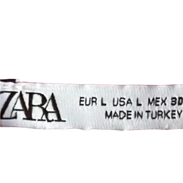 Zara Cropped Short‎ Sleeve Sweat Shirt - Image 2