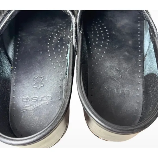 Dansko Professional Black Patent Leather Clogs Womens 10.5 EU 41 Nursing Shoes - Image 8