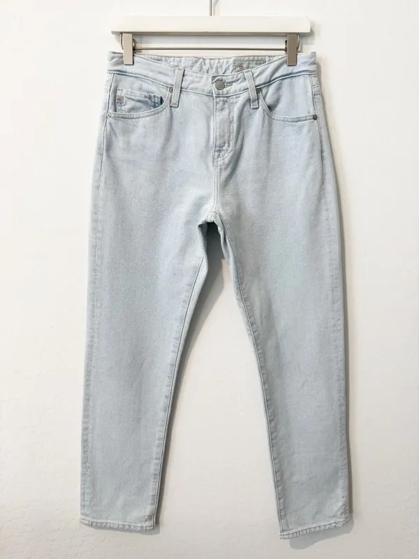 Adriano Goldschmied Ex Boyfriend Jeans Size 25 Slouchy Slim Denim Light Wash - Image 3