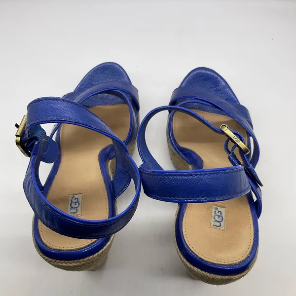 UGG PATENT LEATHER JACKILYN STRAPPY‎ SANDALS - Image 8