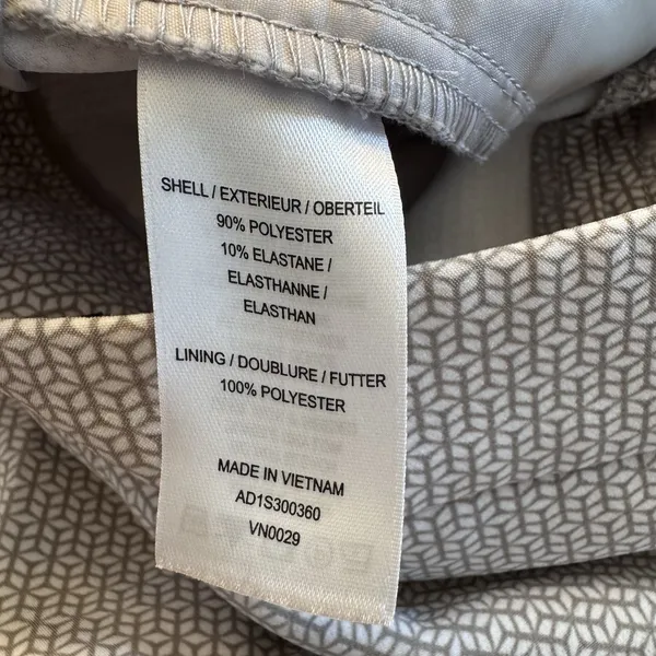 Adrianna Papell Taupe‎ Geo 1 Printed Kate Fit Dress Pants Size 10 - Image 10