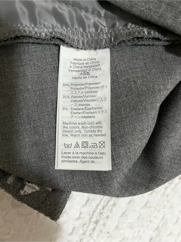 J. Crew Cameron Gray Tailored Trousers sz 10 Career Classic Preppy - Image 10