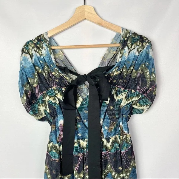 Anthropologie TRYB Markus Brevick Printed‎ Maxi Dress XS $188 - Image 7