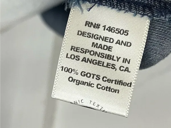 La Relaxed • Dark Denim Lace Trim Tank Top - Image 5