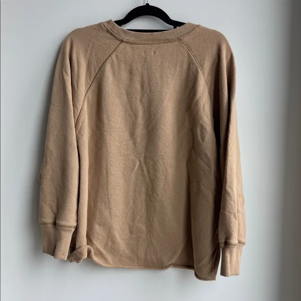 Aerie Tan Crewneck Sweatshirt Size M - Image 7