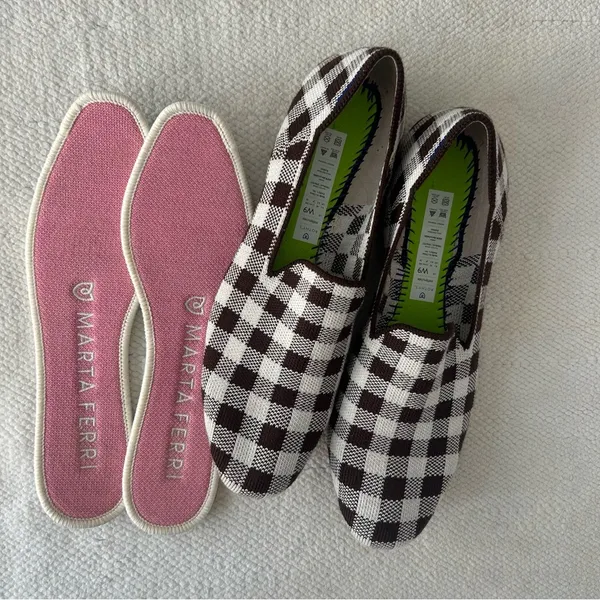 Rothy's Brown and White Flats Timeless Comfort - Image 7