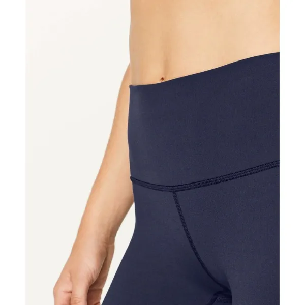 LULULEMON Wunder Under Hi-Rise Tight Full-On Luon Midnight Navy Blue Size 10 - Image 7