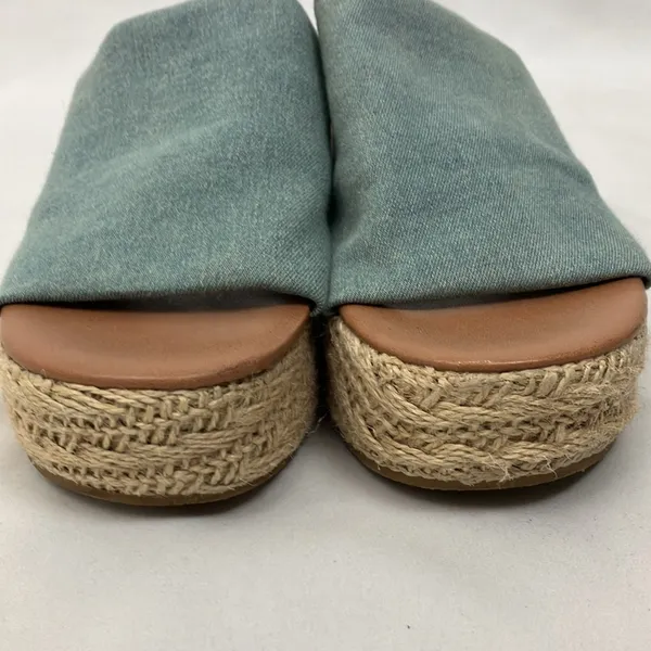 Big Buddha light denim Espadrille Slide-on Clogs Women’s Size 7.5 - Image 3
