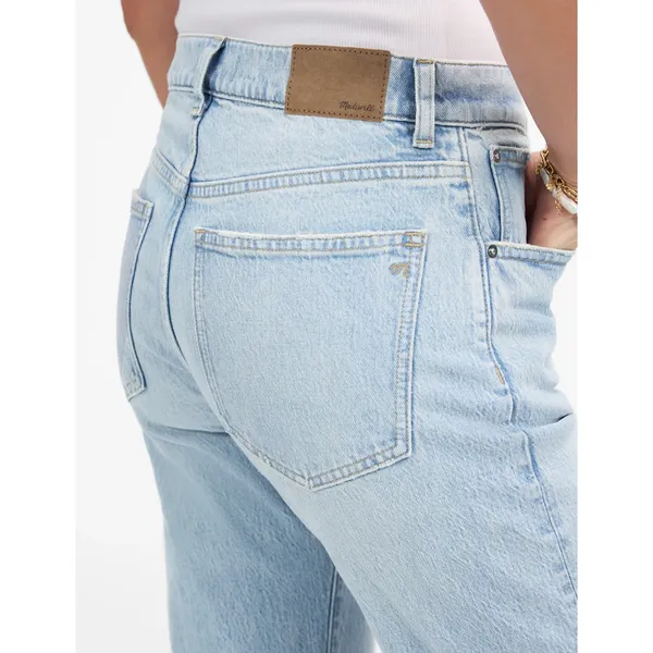 Madewell The Dean Easy Straight Foster Wash Light Blue Comfort Stretch US 30 NWT - Image 5