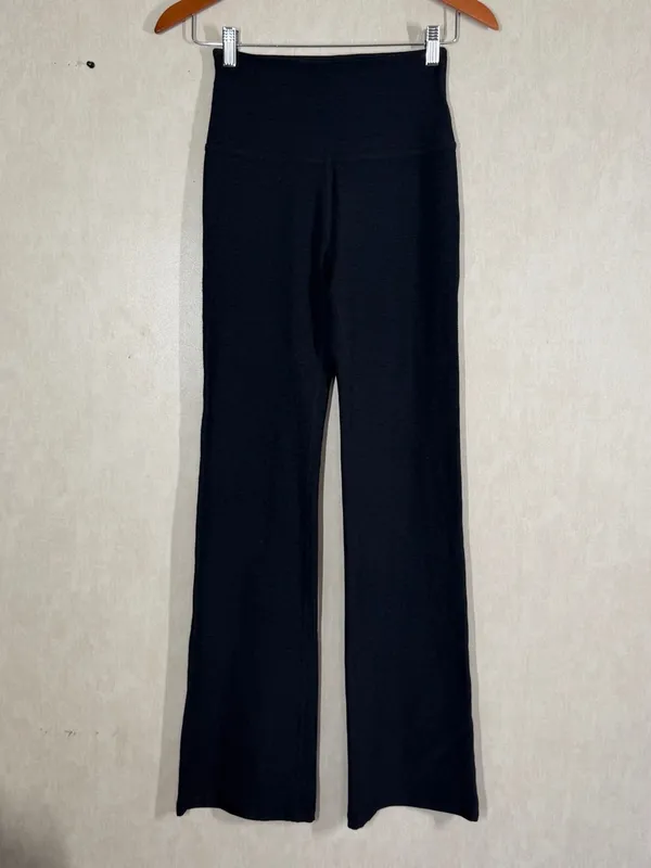 Beyond Yoga Spacedye Practice High Waisted Bootcut Pants Legging in Dark Night M - Image 3