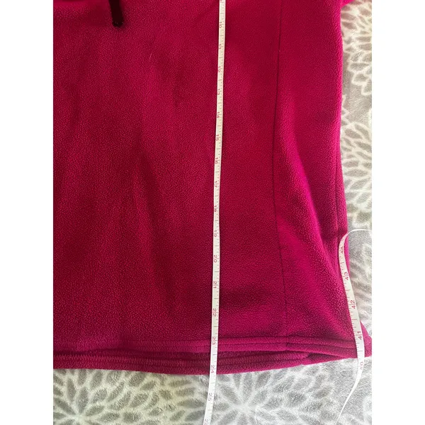 Old Navy Y2K Pink Quarter Zip Fleece Pullover Medium Sweater Retro Gorpcore Cozy - Image 6