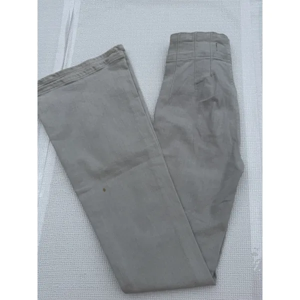 Free People We The Free Flare Jeans Women’s 25 High Rise Beige Stretch Boho - Image 14