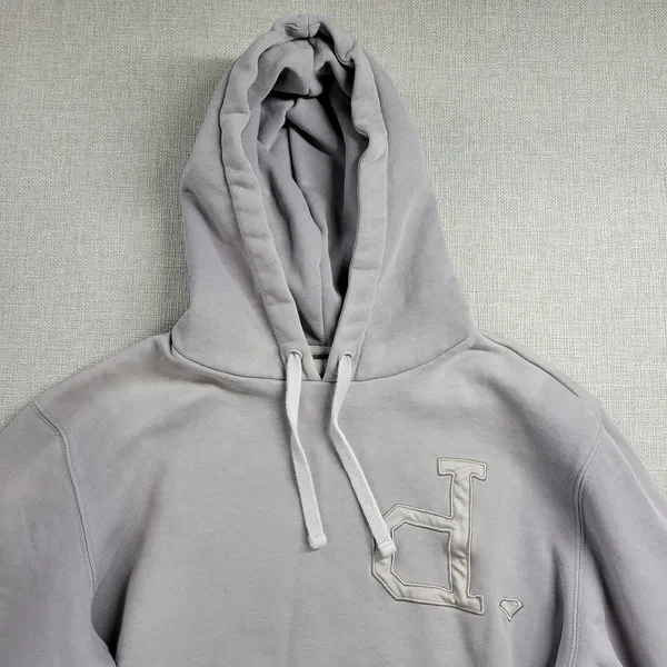 Diamond Supply Co. Womens Hoodie Size M Gray Colorblock Drawstring Pullover - Image 3