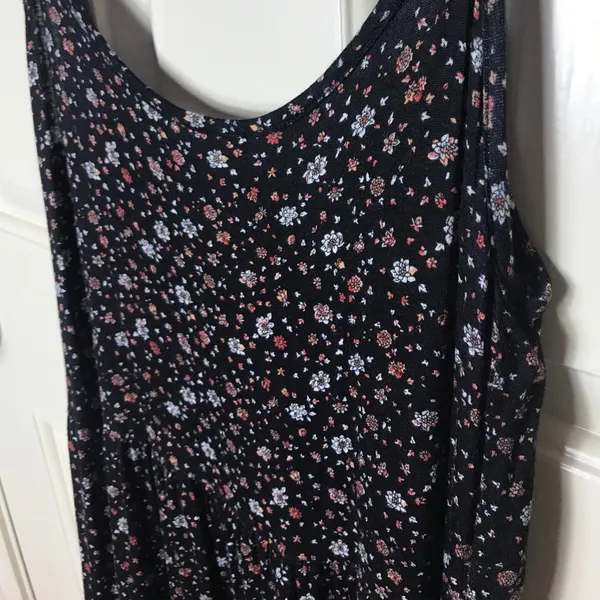 Brandy Melville Black Floral Dress - Image 3