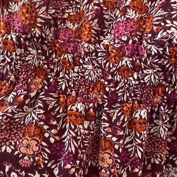 MISA Los Angeles Yesenia‎ Mini Dress Floral Tassle Cold Shoulder Cottagecore XS - Image 11