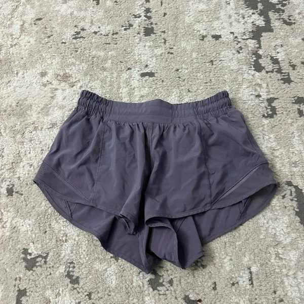 Lululemon Hotty Hot Short II *2.5" Size 6 in Graphite Purple - Image 3