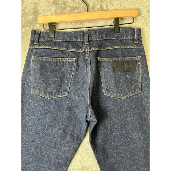 April77 Joey Skinny‎ Raw Denim Jeans Dark Wash Stretch Rocker Indie W 32 - Image 6