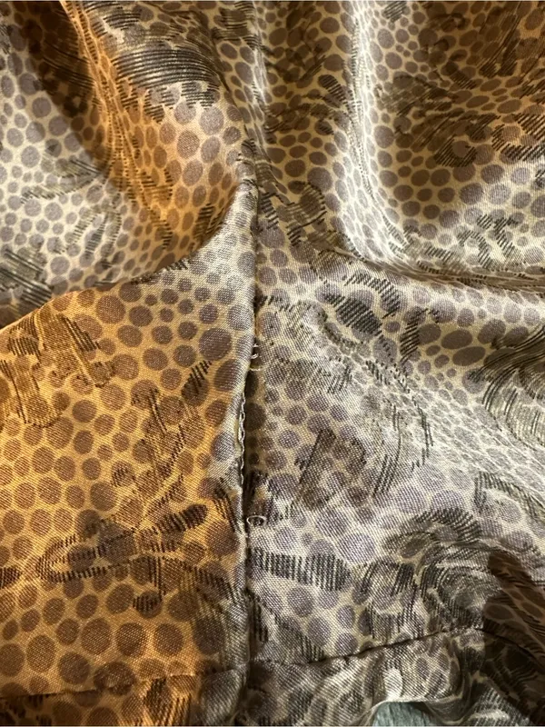 Vintage 2000 Y2K Victorias Secret Leopard Print Floral Lace Satin Pajama Set M - Image 14