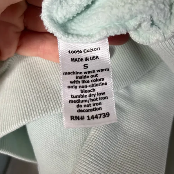 Roller Rabbit Mint Green Limited Edition Palm Beach Full Zip Hoodie Sweatshirt - Image 6