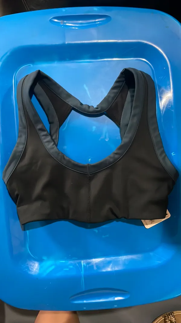 FP Movement by Free People Rebel Women's Contrast Scoopneck Sports Bra Size S - Image 3