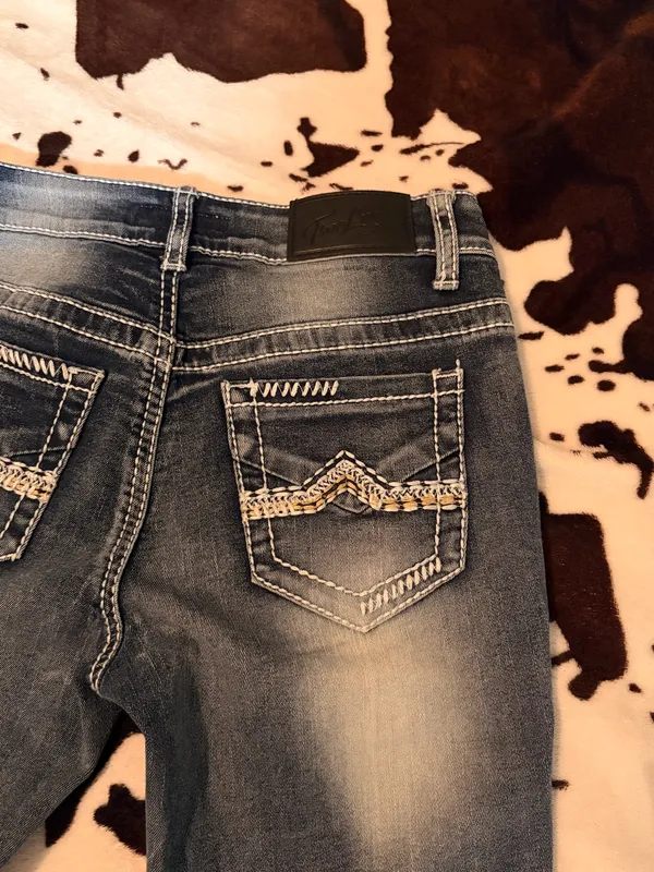 True luck bell bottom jeans Blue Size 2 - Image 3