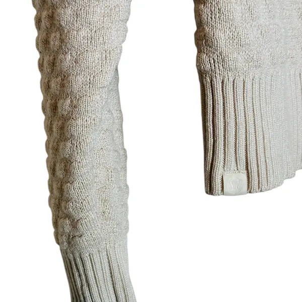 Lululemon Texture Play Sweater Cashmere Blend Ivory Size Medium - Image 5