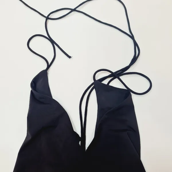 Superdown Rose One Piece in Black - Image 6