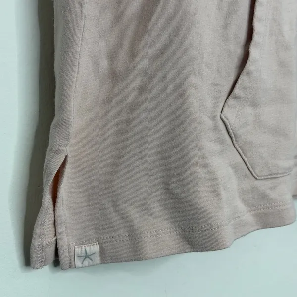 Barefoot Dreams Malibu Luxe Lounge Raglan Pullover & Wide Leg Pants Shell Pink L - Image 4