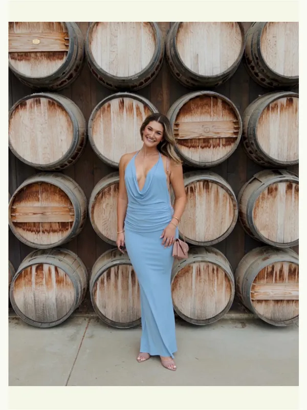 Katie May Selene Cowl Neck Maxi Gown - Image 3