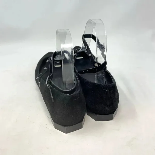 Rebecca Minkoff Faye Black Suede Studded‎ Pointed Toe Flats Size US 7.5 - Image 7