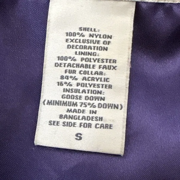 Eddie Bauer - Purple GOOSE DOWN Winter Puffer Coat - Womens Small - Image 12