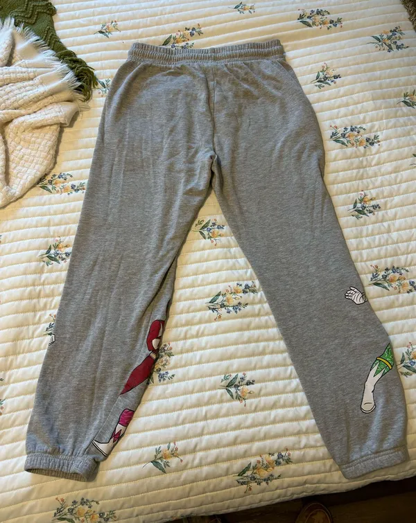 Mighty Morphin Power Rangers Sweatpants Gray Size M - Image 5