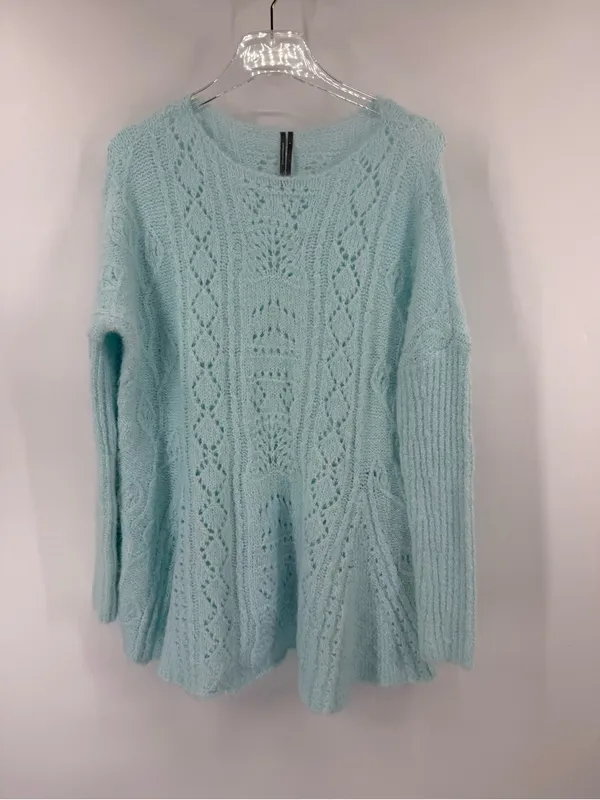 By Anthropologie Long-Sleeve Pointelle Sweater size small NWT - Image 6