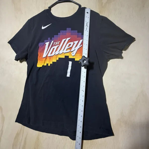 Nike Devin Booker Phoenix Suns The Valley #1 T Shirt Men's Large NBA Black - Image 6