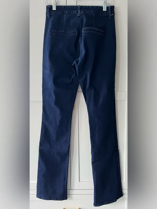Express Dark Blue Boot Cut Jeans - Image 5
